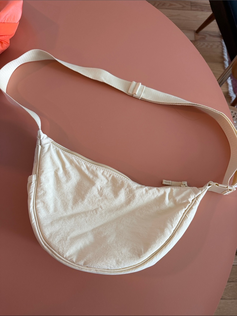 Uniqlo Light Yellow Crossbody Sling Bag - Minimal Women’s Shoulder Bag